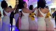 Video of Agradaa dancing during praise & worship on her first Sunday in church drops; wipes sweat
