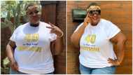 GH man drops photos of thick sister to celebrate her 40th b'day; peeps drool over her shapely body