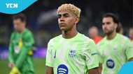 Lamine Yamal goes viral after giving wrong name to lady ahead of Clasico (video)
