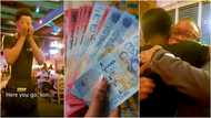 Kind customer gifts waiter who was having a bad day GH₵2,250 & hugs him in video