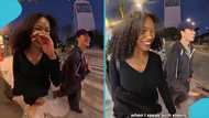 Ghanaian-Korean lady trends as she speaks fluent Twi, video goes viral, “Wo Din de sɛn?”