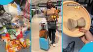 Lady relocates to UK, shares all items she packed for her travel in video: “She’s not returning"