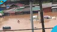 Accra floods: 15 children and baby rescued by boat at Tse Addo amid heavy downpour