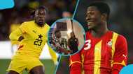 Video shows Asamoah Gyan giving key advice to Black Stars striker ahead of WCQ