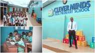 Kind man who was once a houseboy opens school for orphans; provides free food daily
