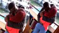 Video of Legon students kissing passionately in bedroom style on campus pops up