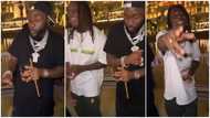 Stonebwoy and Davido party in Qatar, video of a happy Davido melts hearts of netizens