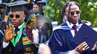 Stonebwoy's sisters present touching gift after his GIMPA graduation