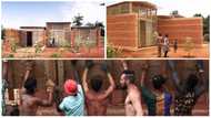 Two Italian architects designed and built an 'inside out' school in a village in Ghana