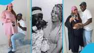 Patapaa's ex-wife Liha Miller flaunts baby bump as she announces pregnancy with her new husband after wedding