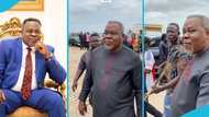 State funeral: Ghanaian calls out soldier for scolding Kwaku Oteng's hypeman in public