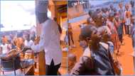 Ghanaian teacher uses salary to prepare food for students on Our Day, video evokes joy