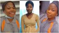 Lady who works as a cleaner says it is better than begging for money, speaks about her dream to get degree