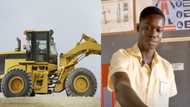 Netizens react as student of Takoradi Technical Institute builds water-fueled excavator