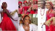 More beautiful videos from the wedding of actress Yvonne Okoro's younger sister emerge