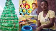 Trash to treasure: Genius lady converts waste plastic bottles, old tyres into playthings for kids