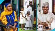 Murtala Mohammed's youngest daughter weeps uncontrollably during tribute, photo goes viral