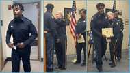 Ghanaian man becomes Correctional Officer in US after relocating abroad, netizens react to video