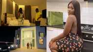 Fella Makafui shows off her and Medikal's multiple houses, giving fans a tour of their new mansion.