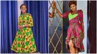 Martha Ankomah has become the epitome of beauty and style as she slays flamboyantly in African print dresses to church