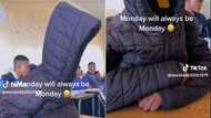 Student devises plan to sleep in class and uses jacket and ruler to look awake, Ghanaians in tears over TikTok video