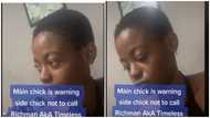 Young Ghanaian girl warns side chick to stay away from her boyfriend; Video stirs reaction