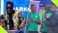 Sarkodie Spotted in a Chat With Black Stars Coaches Amid Uncertain Future: Video