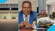 Rare photos of Dr Kwaku Oteng’s grand mansion captivate Ghanaians online