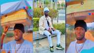 Ghanaian man made to deliver bread by mum after landing in Ghana from abroad