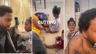 Cheeky little girl cuts dads dreads off while he naps, people have a good laugh at the pure innocence