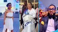 Agradaa's daughter Rihanna sings Defe Defe with sweet voice during Sunday service at her church, video