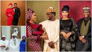 No pressure: Beautiful photos drop as couple gets married in stunning wedding attires