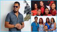 Van Vicker releases beautiful family photos with his wife and children as he celebrates 4th birthday