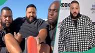 DJ Khaled has security guards carrying him from car to stage for performance to not 'mess up' his Nike