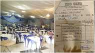 Reactions as man shares old receipt of a hall he rented for GHc7 in 1982, now the place is GHc29,000