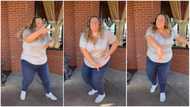 Energy goddess: Reactions as plus size oyinbo lady vibes hard to Rema's Calm Down song in viral video