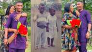Beautiful couple who have known each other since childhood get engaged