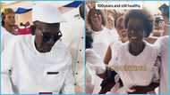 Ghanaian man turns 100, celebrates new age with 92-year-old wife, video evokes joy