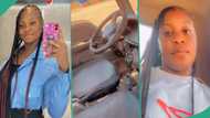 "God abeg": Lady unhappy after seeing vehicle of online boyfriend after they met, shares video