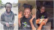 Homeless man saved from street totally transformed; runs and kneels as he gets over GH¢3500k in video