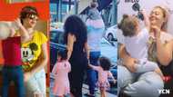 “Proud mother” - Nadia Buari screams in new photo watching her 4 kids perform on stage