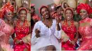 First exclusive videos emerge as actress Yvonne Okoro's younger sister marries in a beautiful wedding