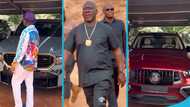 Kumasi-based road contractor Kofi Job reportedly buys six new expensive cars in a single day, videos trend