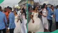 Drama as bride cancels her wedding on D-day after finding out groom cheated on her, videos emerge