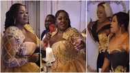 Video of Tracey Boakye 'warning' her bridesmaid to dress well surfaces; stirs mixed reactions