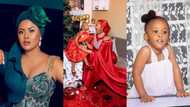 Red affair: Nana Ama McBrown and Baby Maxin dazzle in beautiful Christmas photos