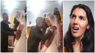 Unhappy bride 'disgraces' groom as she dodges his lips; refuses to kiss him in viral video; many react