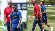 Jordan Ayew and Jeffrey Schlupp begin work with new Crystal Palace coach Patrick Vieira