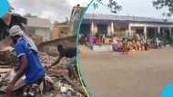 Parts of Liberia Camp demolished, affected residents hijack classroom block