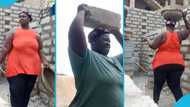 Single mother works as a construction labourer to fend for her daughter